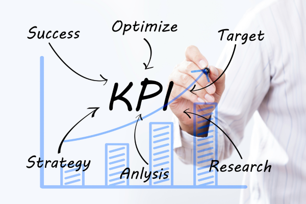 KPIを考えている、KPIグラフ