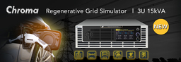 Chroma New 3U Height 15kVA Grid Simulator