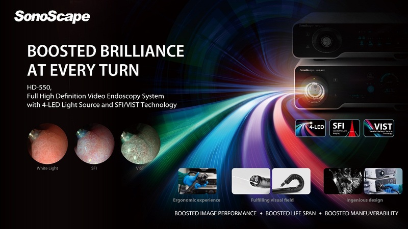 SonoScapeが内視鏡システム「HD-550」のFDA510（k）認可を取得
