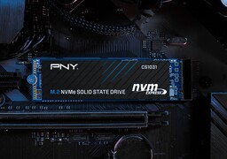 システムにインストールされたPNY CS1031 M.2 NVMe Gen 3x4 SSD