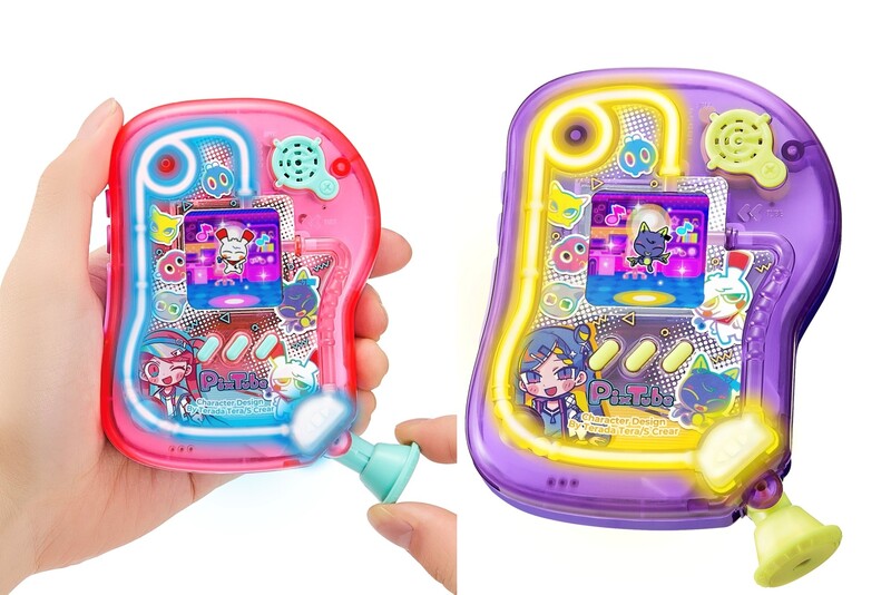おもちゃ pipichan 光のキャラクターがチューブを駆け巡る液晶トイ「PixTube (ピク