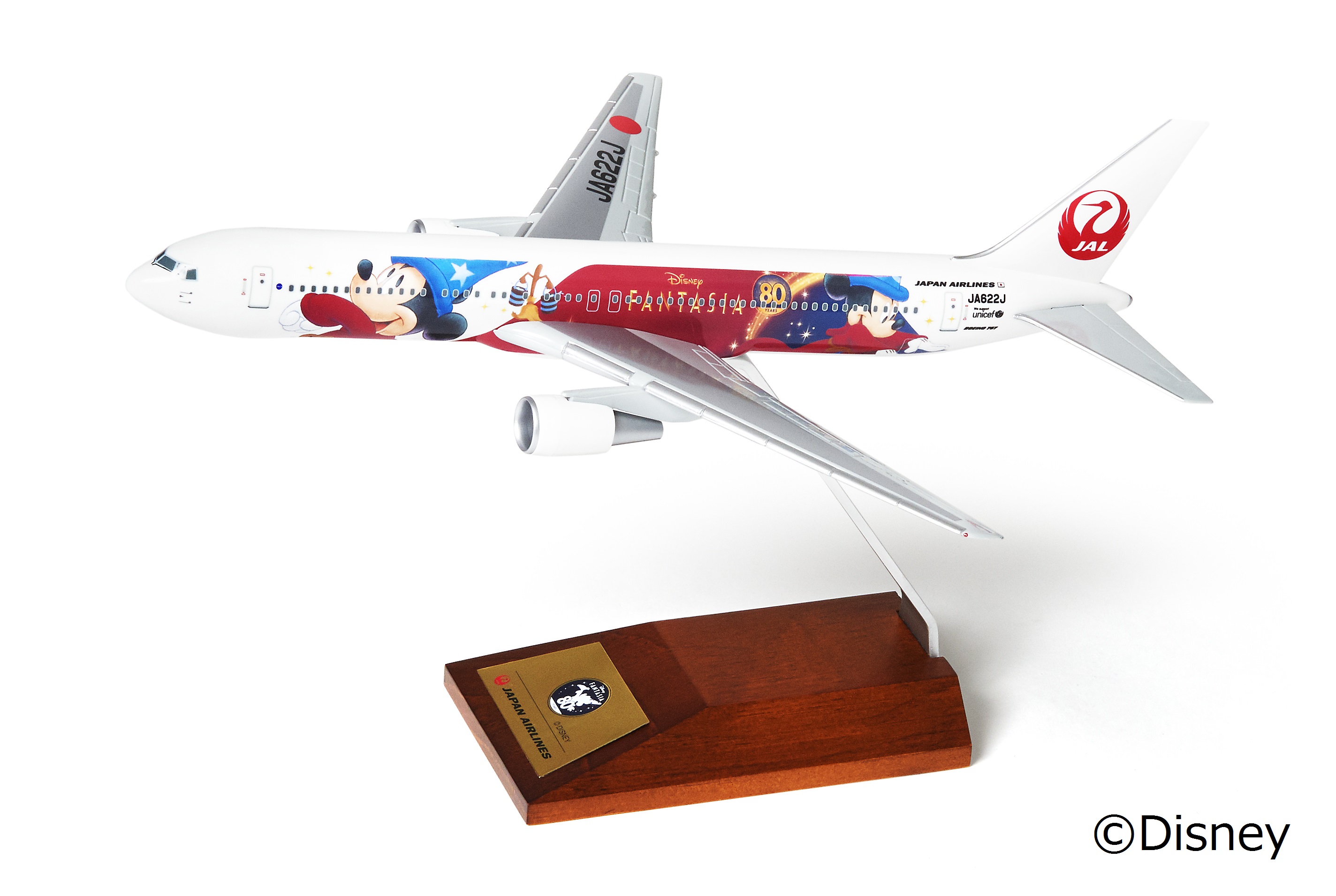 新品] JAL 767-300ER Disney FANTASIA 1:400-