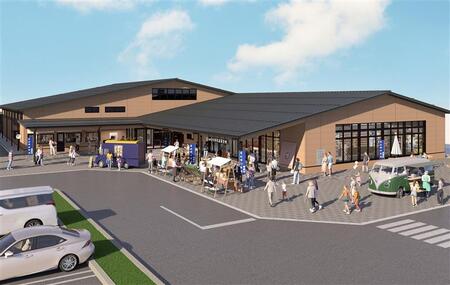 富山市公設卸売市場で市場関連施設「にぎわい施設」を開発
