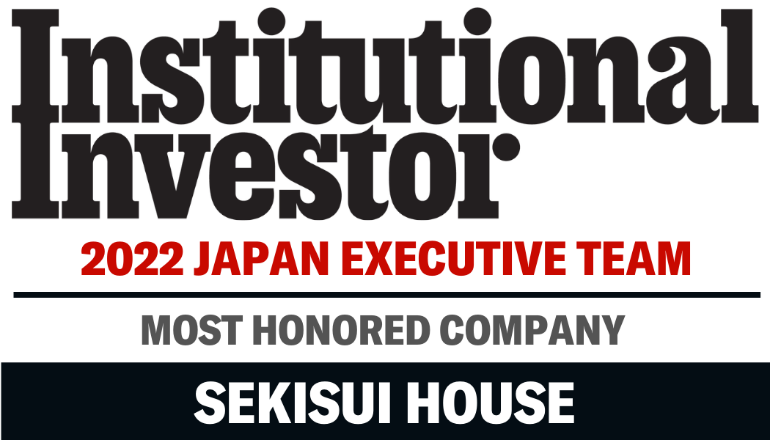 積水ハウス Institutional Investor誌 22 All Japan Executive Team ランキング5分野で第1位を獲得 積水ハウスのプレスリリース 共同通信prワイヤー