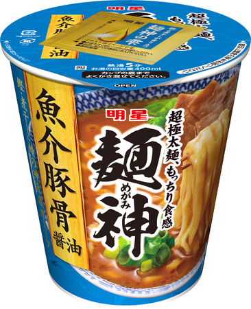 ｢明星 麺神カップ 魚介豚骨醤油｣ 2024年3月18日(月) 新発売
