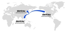 電通と電通アニメソリューションズ 「dentsu anime solutions」ブランドで海外展開へ