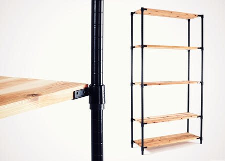 棚板は好きなものをご自由にどうぞ Diyで簡単に棚を作れる スチールラック支柱キット 発売 ビーズ株式会社のプレスリリース 共同通信prワイヤー