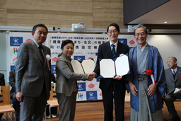 京都市北区と「健康長寿のまち・北区」推進に向けた連携協定締結。区民対象にインターバル速歩体験会を実施