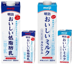 「明治おいしい低脂肪乳」「明治おいしいミルク　カルシウム」4月2日　新発売