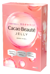 当社が初めて素材化した「カカオセラミド」を使用した “美容ゼリー”「カカオボーテゼリー」