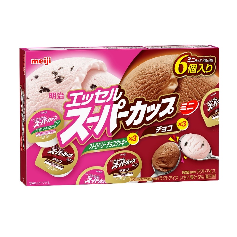 明治 エッセル スーパーカップ ミニ ストロベリーチョコクッキー