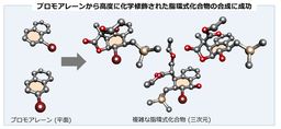 ベンゼンなど安価な原料から有用な三次元分子を合成する