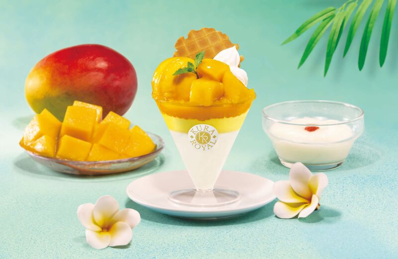 初夏にぴったりのスイーツが新登場 KURA ROYAL『マンゴー杏仁パフェ