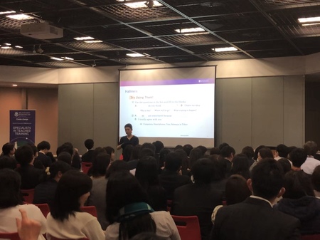 「演劇を活用したスピーキング力向上:タスクベースの語学学習」と題したワークショップを開催