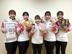 ＪＡ全農がカーリングジュニア日本代表の皆さんを「ニッポンの食」でサポート