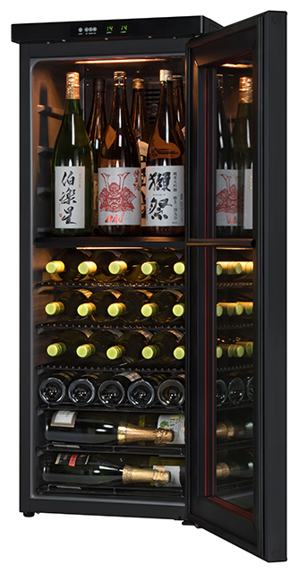 SAKURA JAPANシリーズ第一弾！ 初 の「日本製」 ワイン＆日本酒セラー 