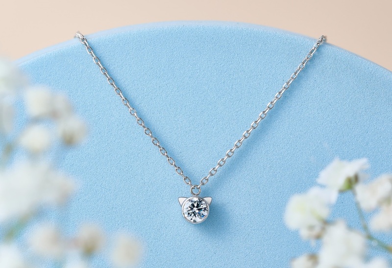磁気ネックレス「リエリィ ラボグロウンダイヤモンド ネックレス mew