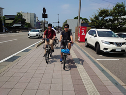 外国人観光客を対象に金沢工業大学Smart City Projectがレンタサイクルを使ったスタンプラリーを企画