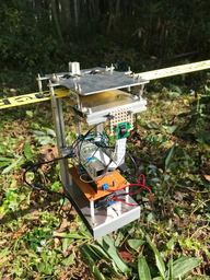ロボティクス学科土居研究室がベルト移動型の害獣対策ロボット試作機を開発