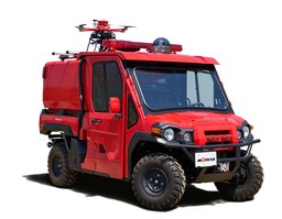 土砂崩れ等の災害現場に自走進入可能！モリタの小型オフロード消防車がグッドデザイン・ベスト100受賞