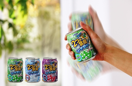 累計販売1億5千万本！“2つの食感ソーダゼリー”に3つの味わい登場