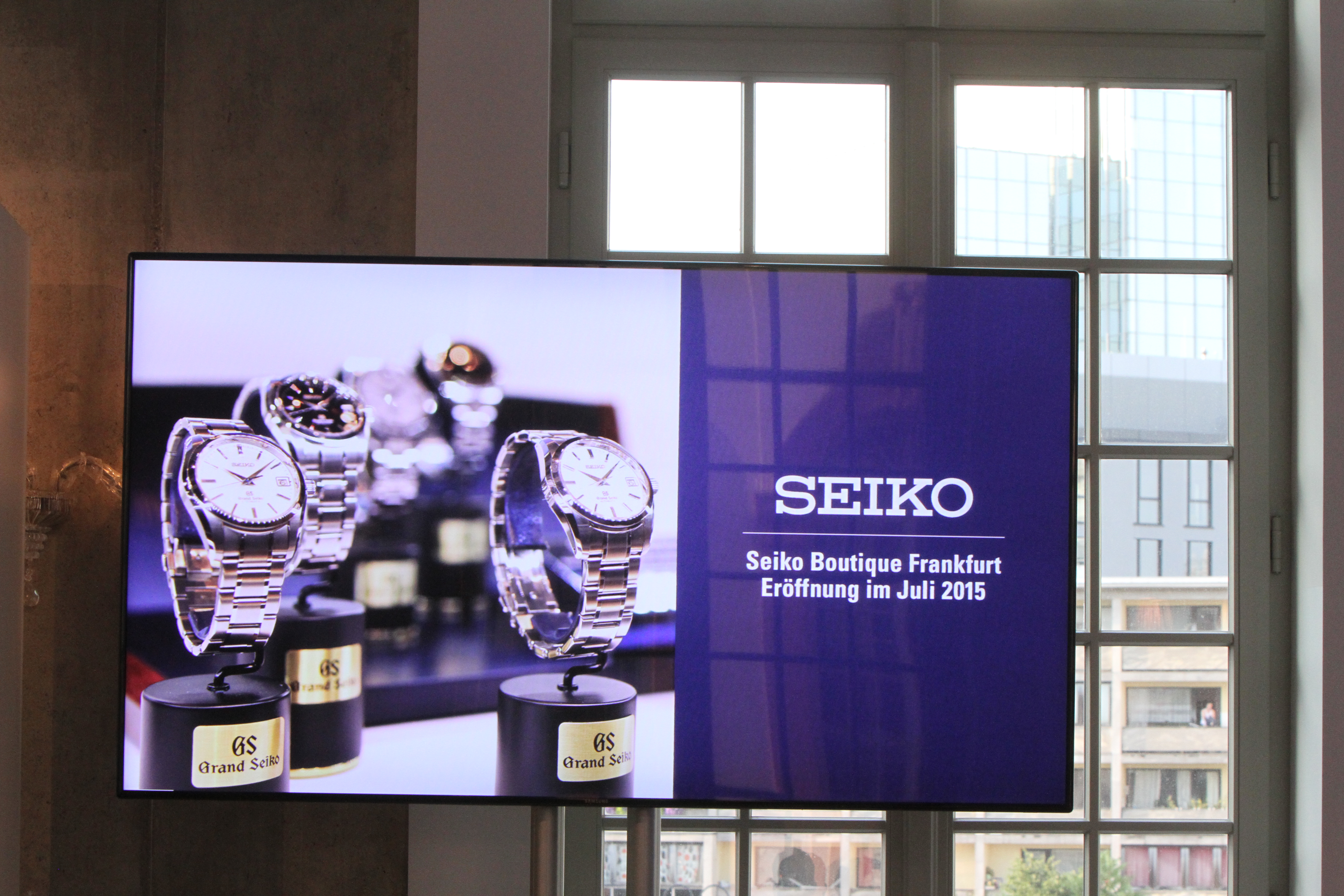 Latest Seiko Boutique Opens in Frankfurt | Seiko Watchのプレスリリース | 共同通信PRワイヤー