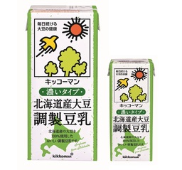 北海道産大豆100％使用！プレミアムタイプの濃い調製豆乳！「北海道産大豆　調製豆乳」新発売！