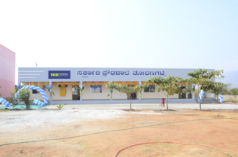 Nippon Express (India) Donates School Building to Karnataka State