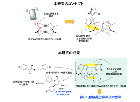 医薬品等の効率的合成を可能にする 触媒の設計に新たなコンセプトを提示 Cnet Japan