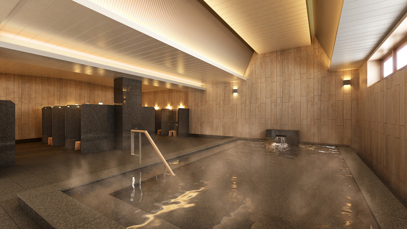 ホテルヴィスキオ京都 施設パース図「大浴場」※CGイメージ