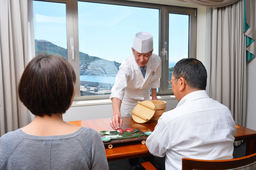 ルームサービスの握り寿司イメージ