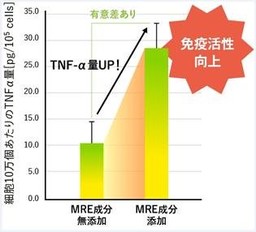 特許取得、天然由来の「MRE成分」で“免疫活性能力が向上”