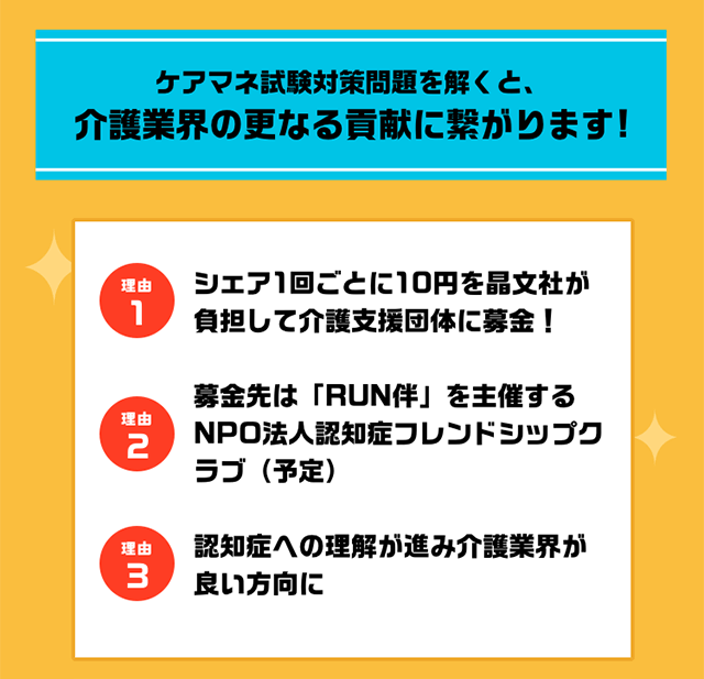 人工知能が出題するケアマネ試験対策問題を解くだけで介護業界が良くなる 晶文社のプレスリリース 共同通信prワイヤー