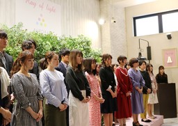  ”ヒカリハナツ”をコンセプトに2019年度入社式を開催