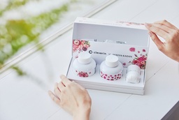 クレベリン 日比谷花壇 フラワーデザイン ギフトbox Blue Pink 新発売 秋田魁新報電子版