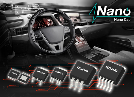 極小コンデンサでも安定動作！ 500mA対応のLDOレギュレータで大電流設計の自由度を拡大