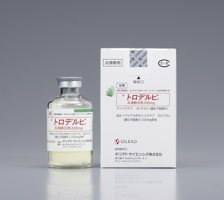 化学療法歴のあるホルモン受容体陰性かつHER2陰性の手術不能または再発乳がんの治療薬トロデルビの販売開始