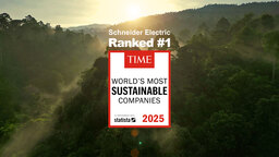 シュナイダーエレクトリック、TIME誌とStatistaより「世界で最も持続可能な企業 2025」に選出