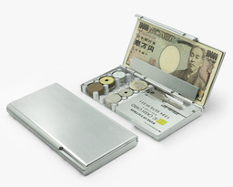 航空機素材の金属製長財布　スマホサイズの『 メタルウォレットBoxyロング』8/7からマクアケで先行販売開始