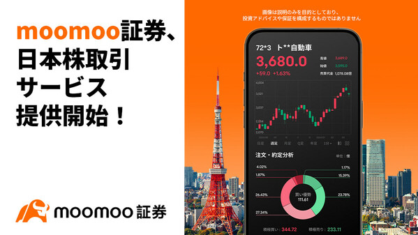 moomoo証券が日本株取引を開始！プロ級の相場データでライバルたちに差を付けろ！ | moomooのプレスリリース | 共同通信PRワイヤー