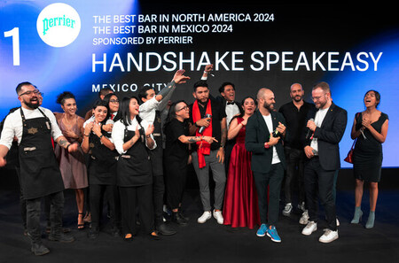 メキシコ市のHANDSHAKE SPEAKEASYがTHE BEST BAR IN NORTH AMERICAに選ばれる NORTH AMERICA'S 50 BEST BARSのランキングが第3回年次授賞式で発表