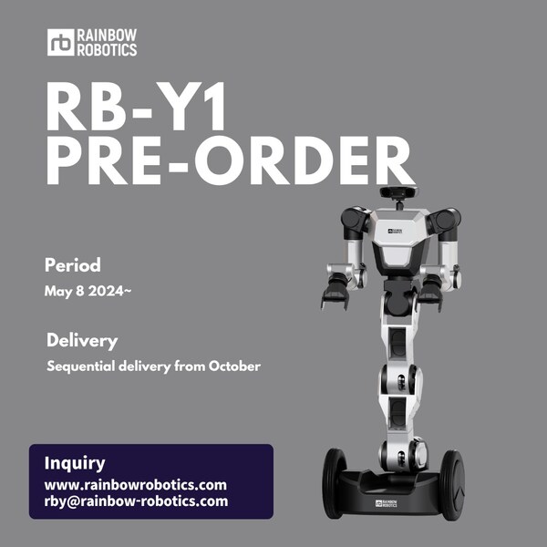 Rainbow Roboticsがデュアルアーム移動型マニピュレーター「RB-Y1」の