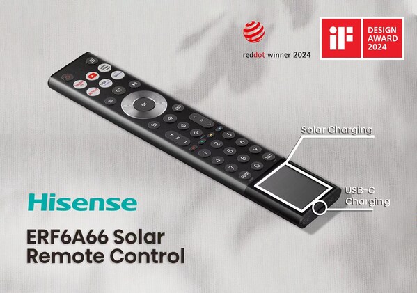 ハイセンス（Hisense）のERF6A66 Solar Remote Controlが2024年