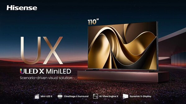 ハイセンスの印象的な110インチULED X Mini LEDテレビが世界中で発売 