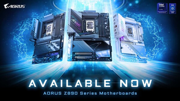 GIGABYTE announces the launch of AORUS Z890 motherboard, delivering AI-boosted performance with D5 Bionic Corsa |