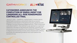 キャスワークス（CathWorks）、画期的なALL-RISE無作為化対照試験の登録完了を発表