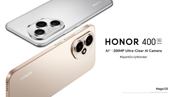 HONOR、最先端AIカメラを搭載したHONOR 400シリーズを発表 | Honor