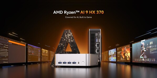 GEEKOM、Ryzen AI 9 HX370と最先端AI機能を搭載したA9 Max Mini PCを