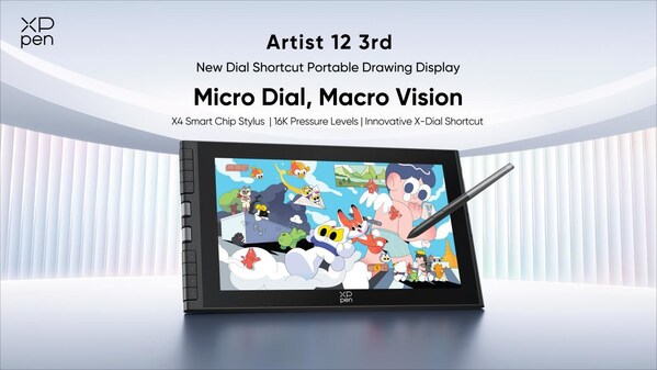 XPPen Unveils Stunning New Artist 12 3rd with X-Dial Shortcut Keys