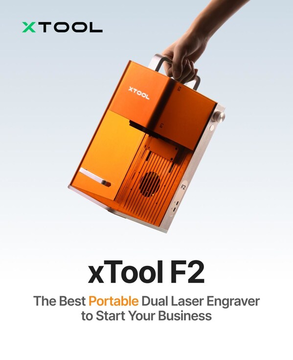 xTool Unveils F2: The Best Portable Dual Laser Engraver Powered by